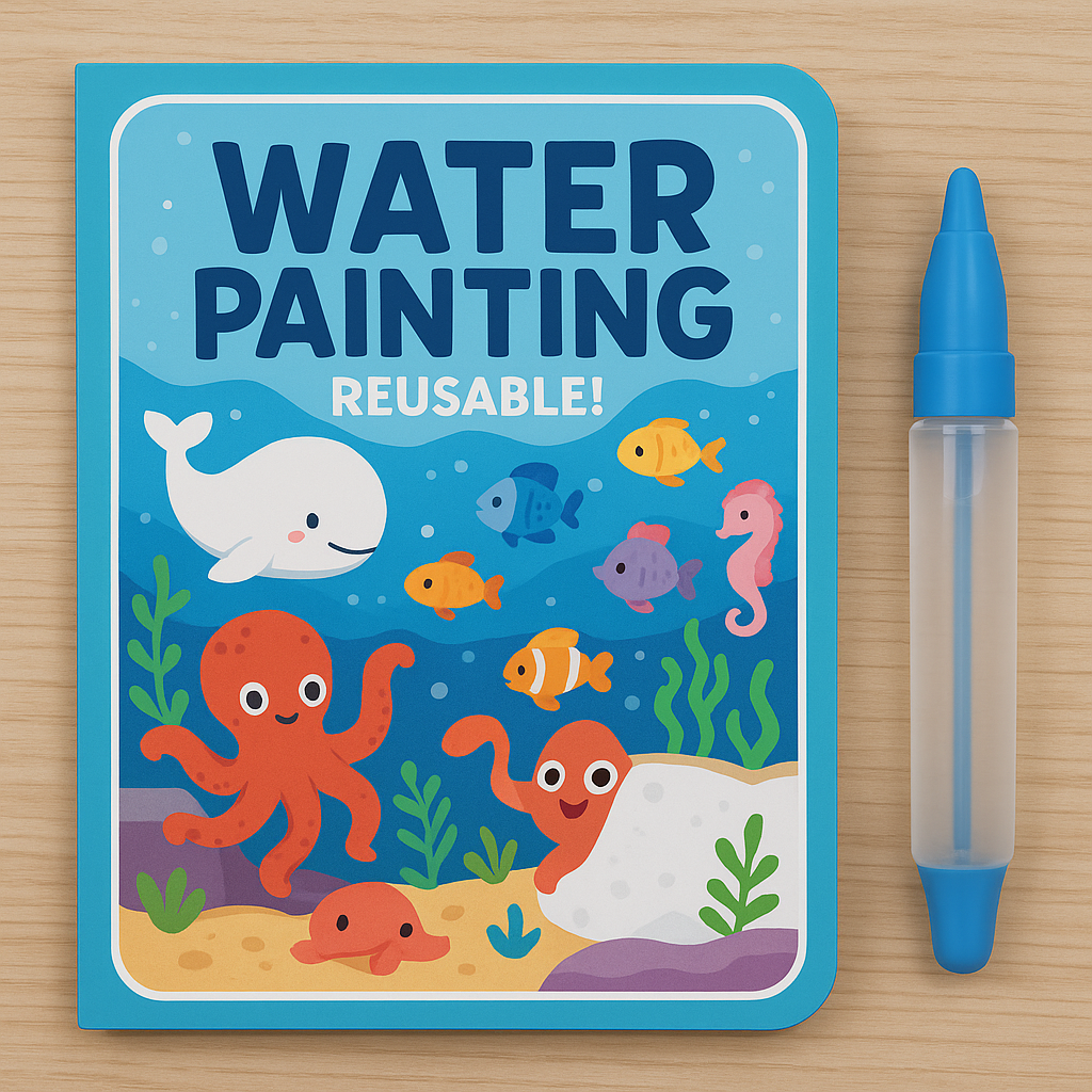 Reusable Water Coloring Book